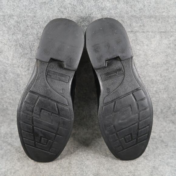 Hunters Bay Shoes Mens 9 Derby Oxford Cap Toe Black Dress Formal Career Classic - Picture 10 of 14